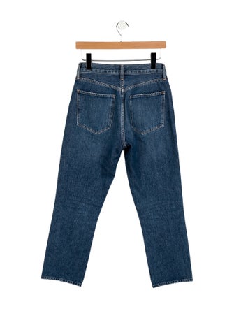 AGOLDE High-Rise Straight Leg Jeans