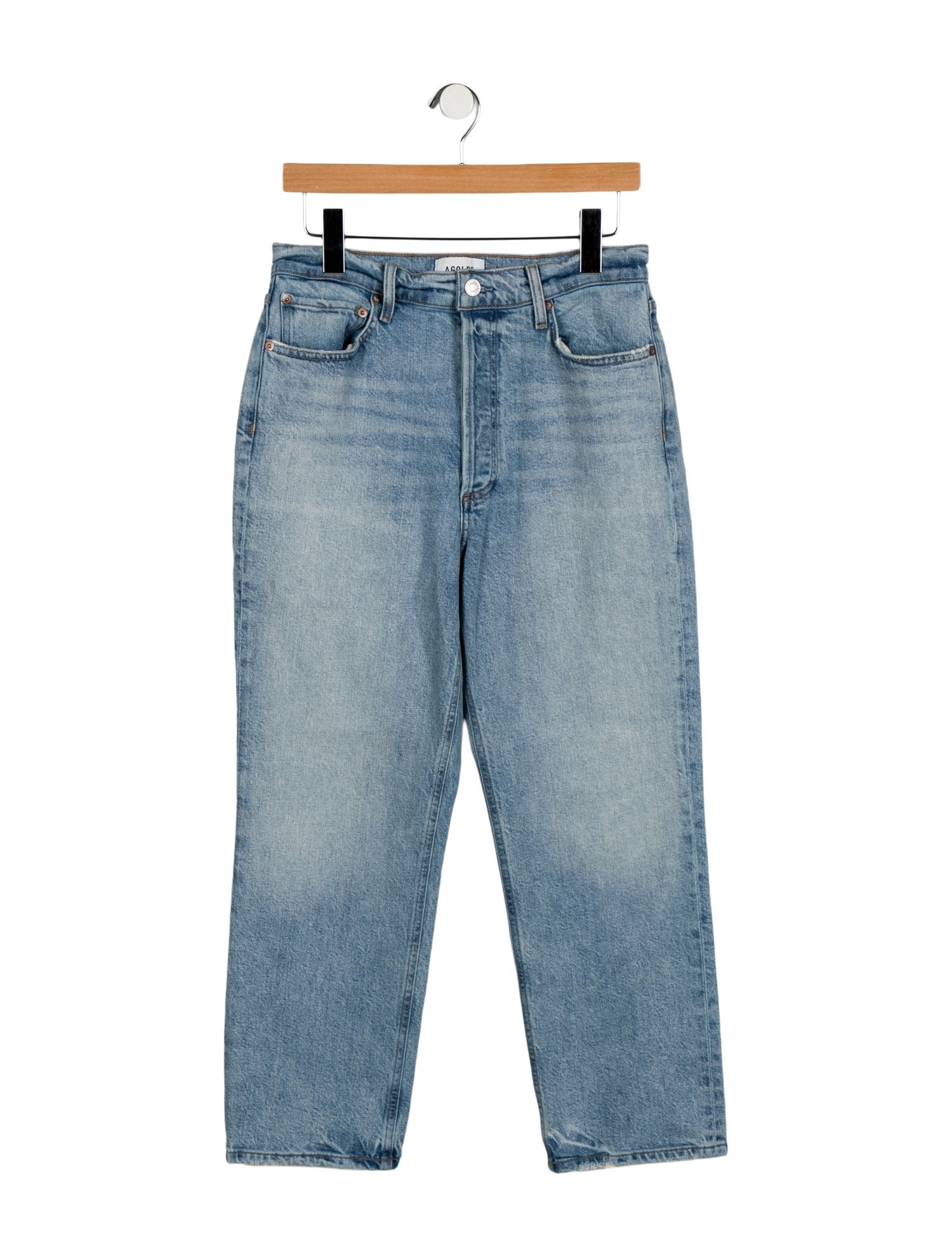 AGOLDE High-Rise Straight Leg Jeans