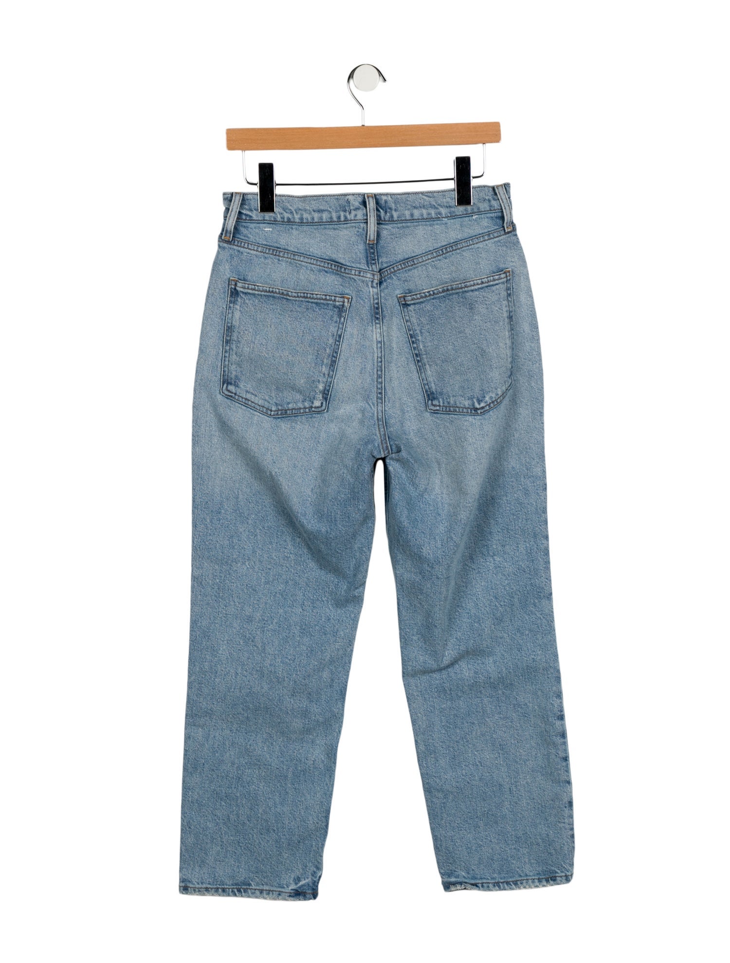 AGOLDE High-Rise Straight Leg Jeans