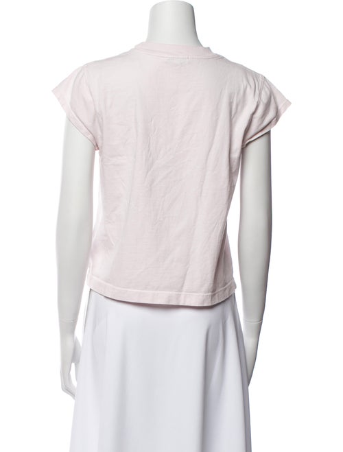 AGOLDE Bateau Neckline Short Sleeve Crop Top