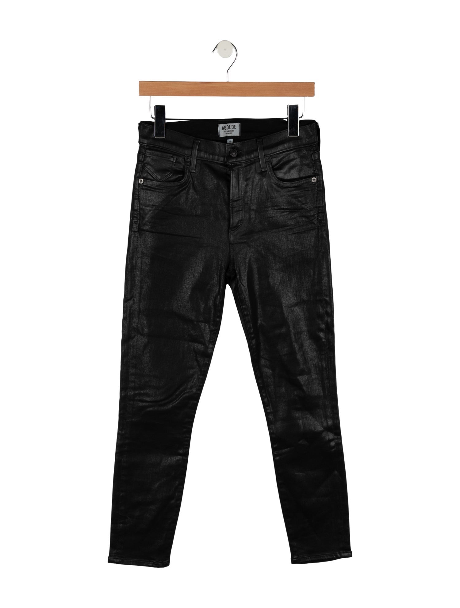 AGOLDE Mid-Rise Skinny Leg Jeans