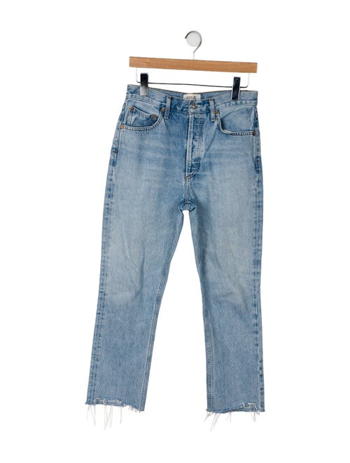 AGOLDE High-Rise Straight Leg Jeans