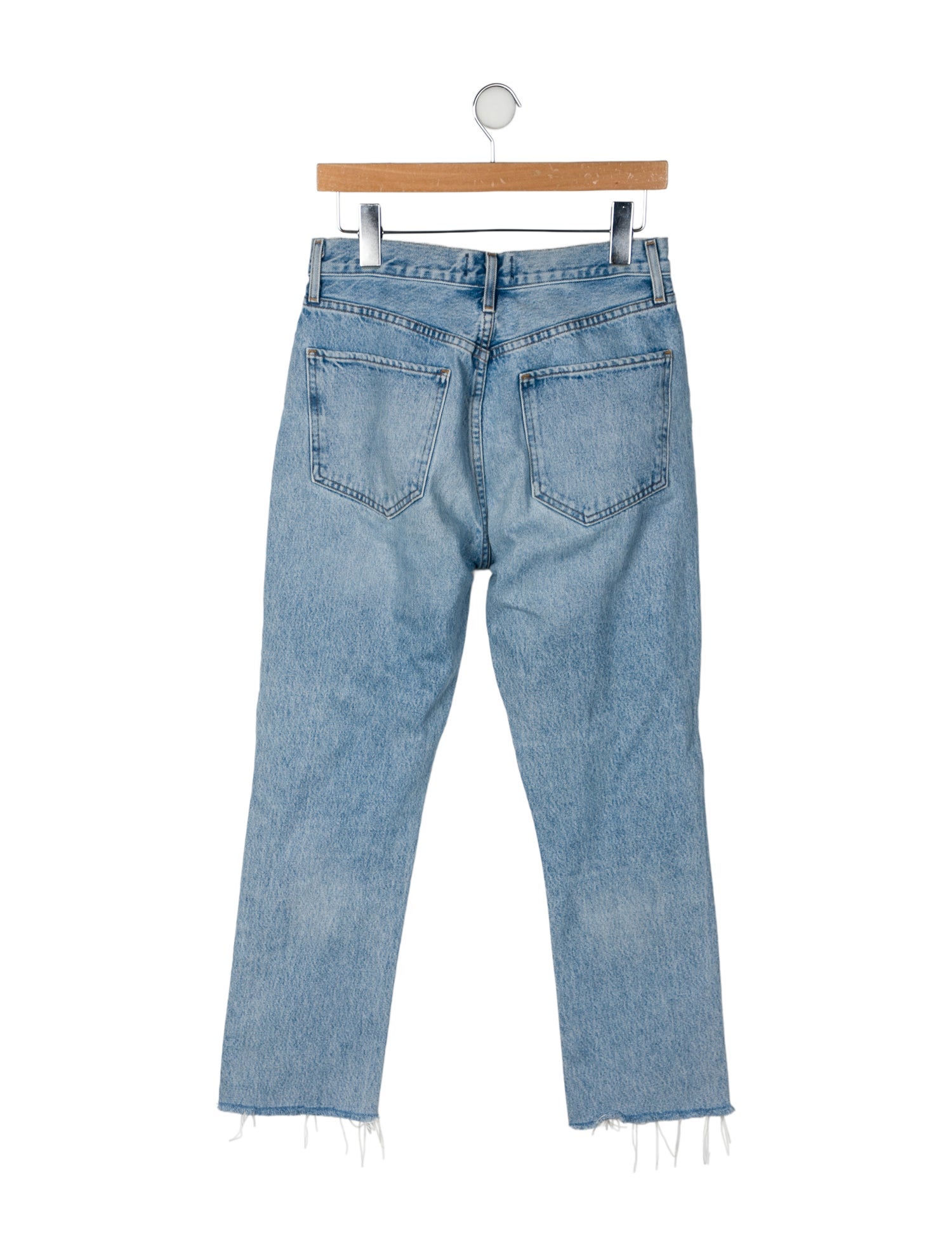 AGOLDE High-Rise Straight Leg Jeans