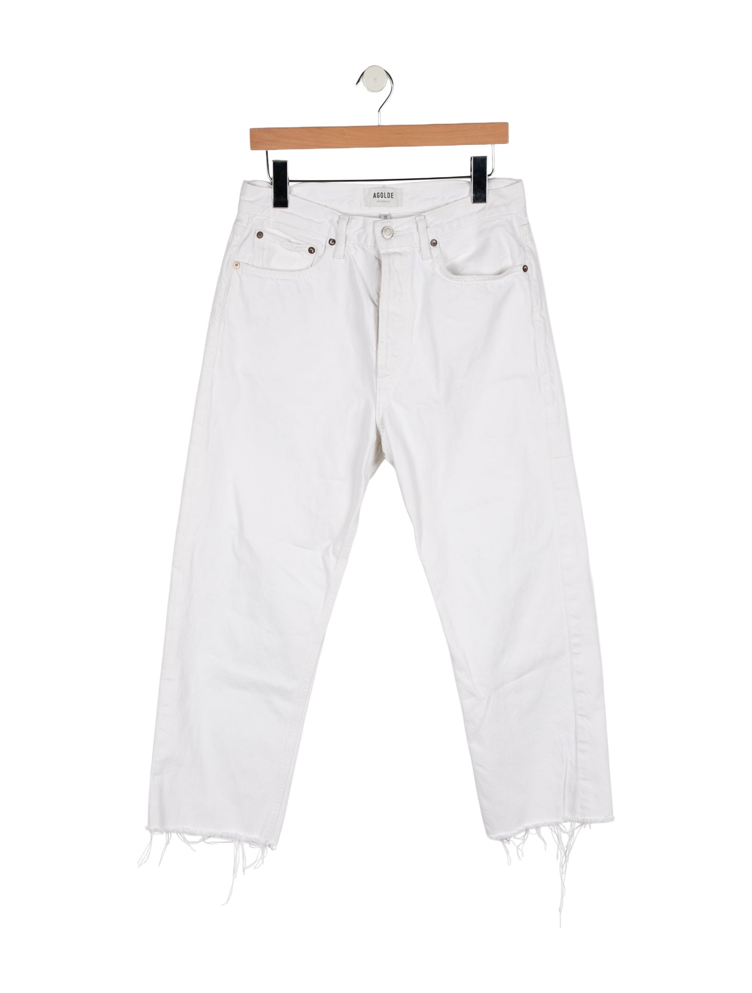 AGOLDE High-Rise Straight Leg Jeans