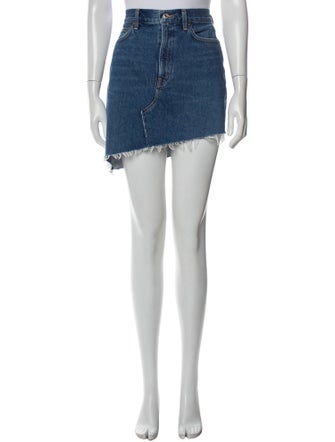 AGOLDE Distressed Accents Mini Skirt