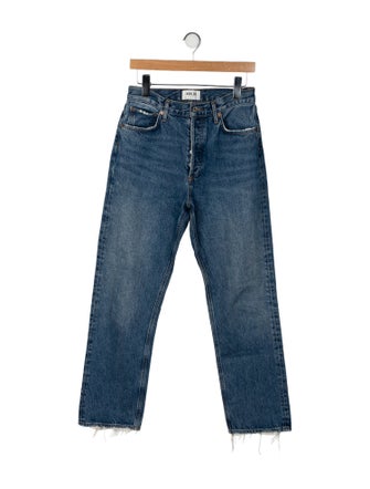 AGOLDE High-Rise Straight Leg Jeans