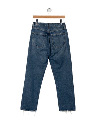 AGOLDE High-Rise Straight Leg Jeans