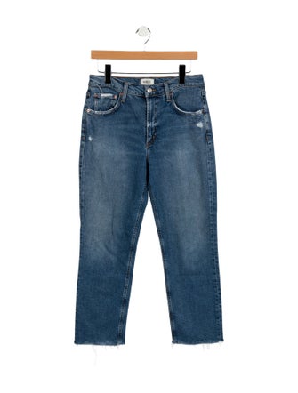 AGOLDE Mid-Rise Straight Leg Jeans