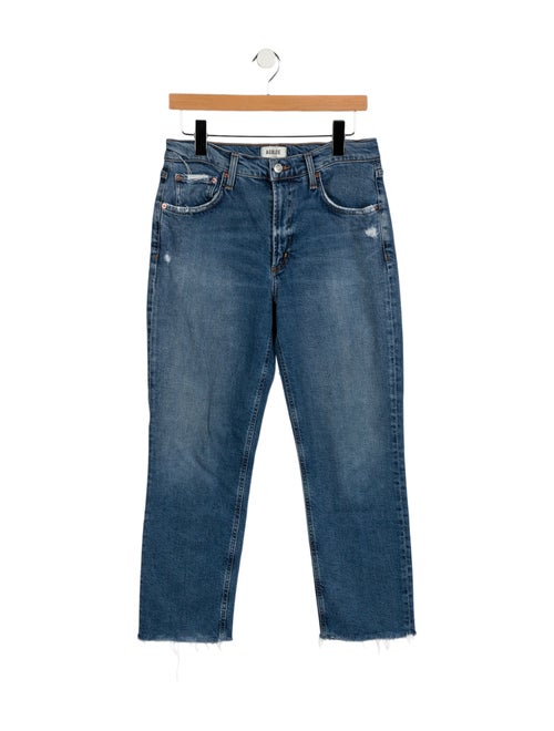 AGOLDE Mid-Rise Straight Leg Jeans