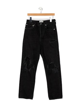 AGOLDE High-Rise Straight Leg Jeans
