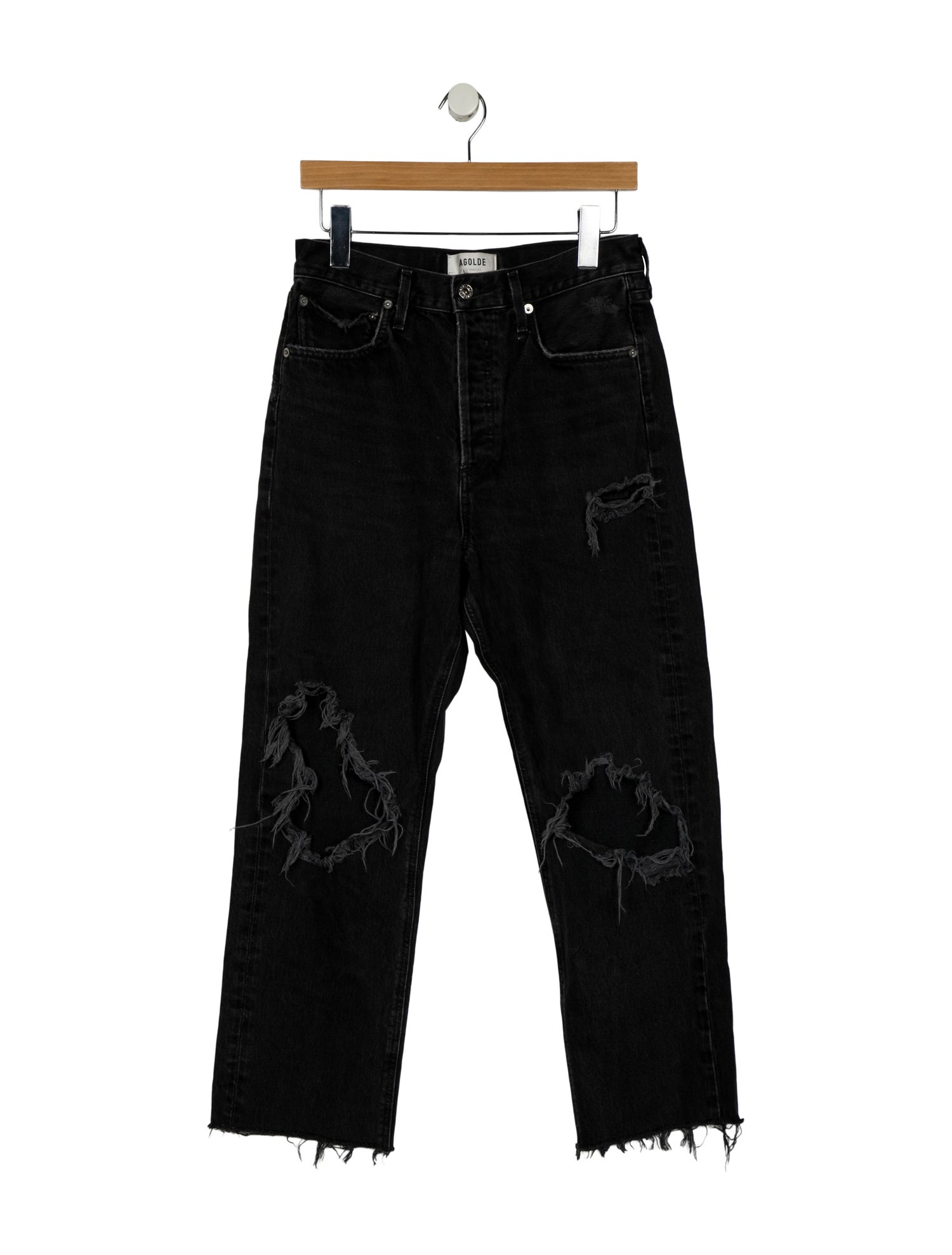 AGOLDE High-Rise Straight Leg Jeans