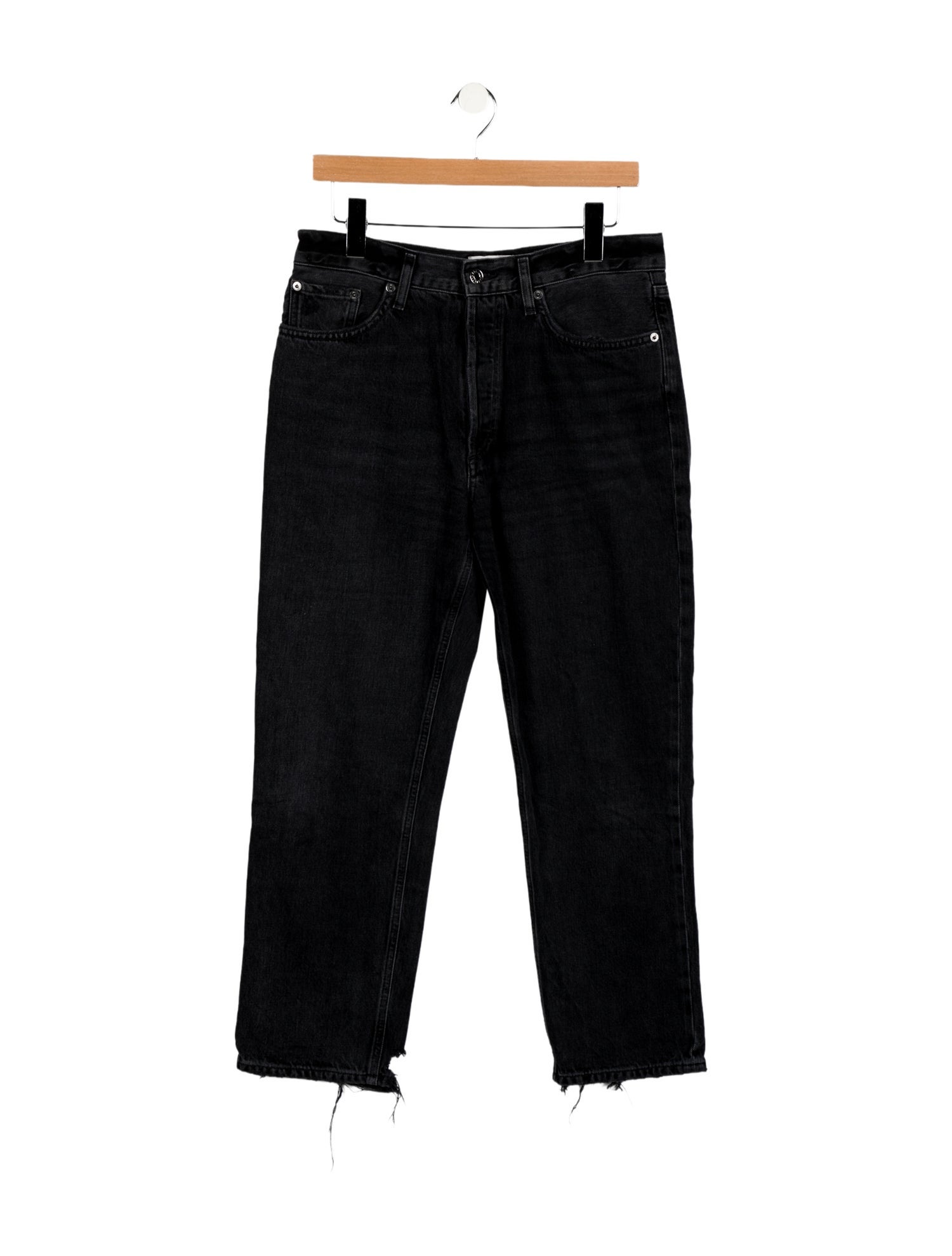 AGOLDE Mid-Rise Straight Leg Jeans