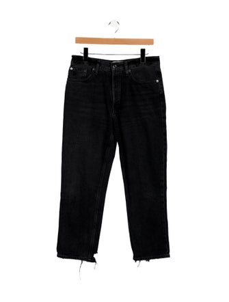 AGOLDE Mid-Rise Straight Leg Jeans