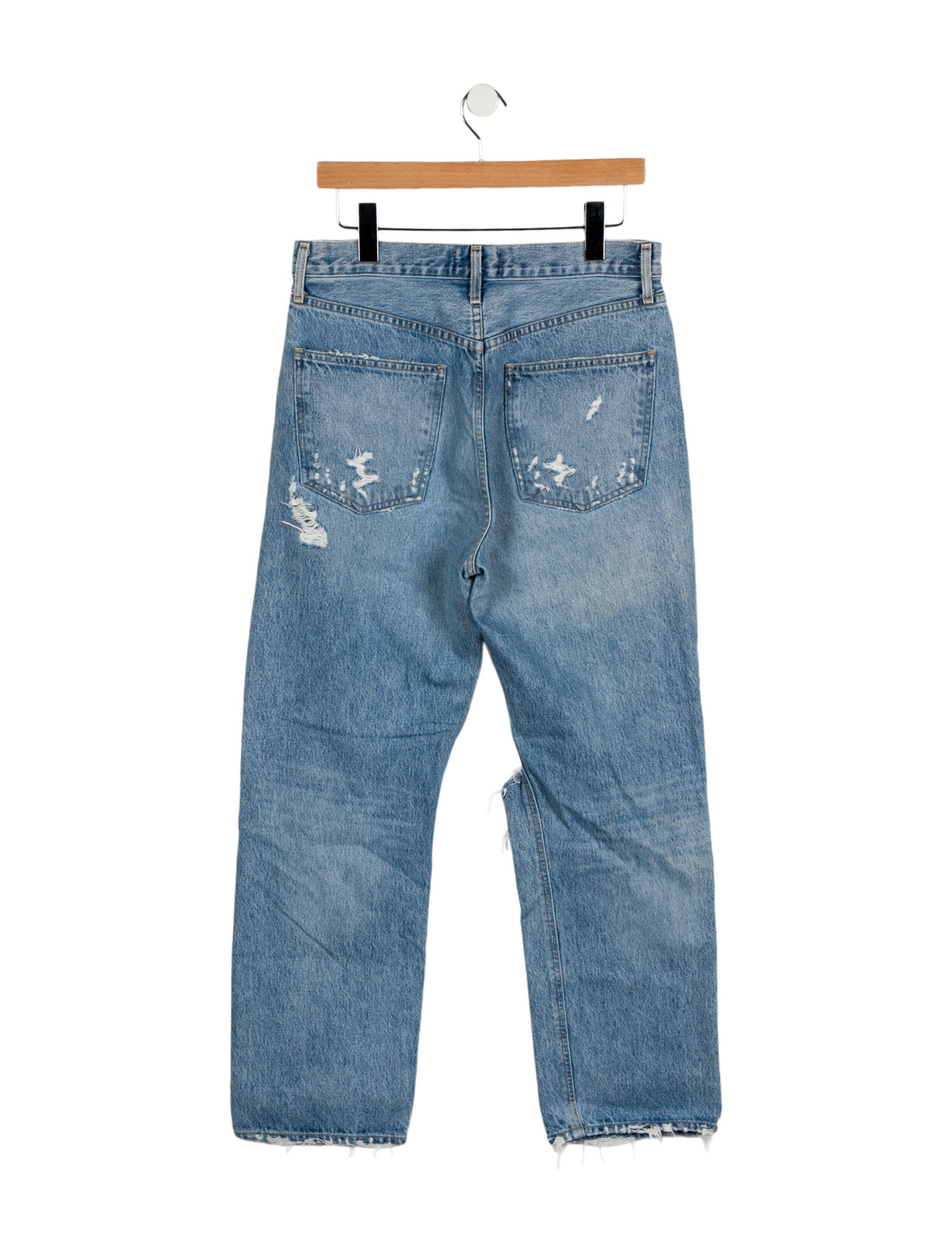 AGOLDE High-Rise Straight Leg Jeans
