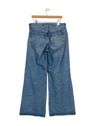 AGOLDE Mid-Rise Wide Leg Jeans