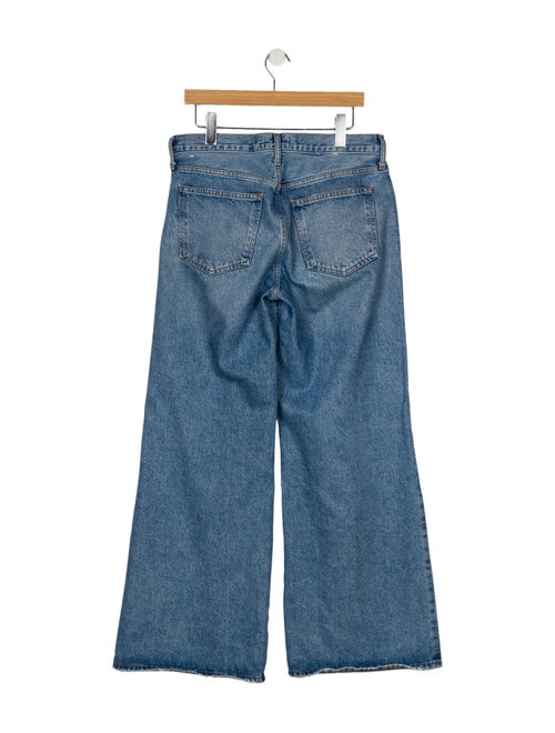 AGOLDE Mid-Rise Wide Leg Jeans