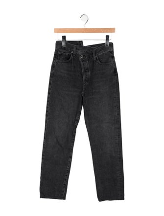 AGOLDE High-Rise Straight Leg Jeans