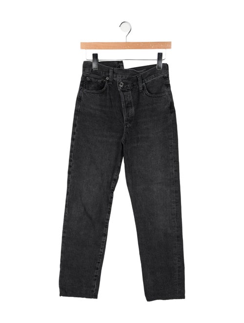 AGOLDE High-Rise Straight Leg Jeans