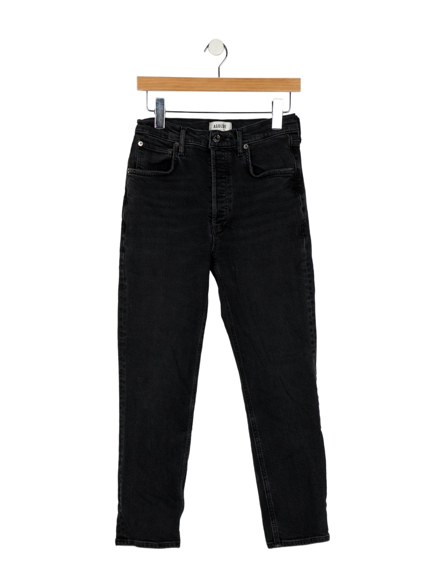 AGOLDE Mid-Rise Straight Leg Jeans