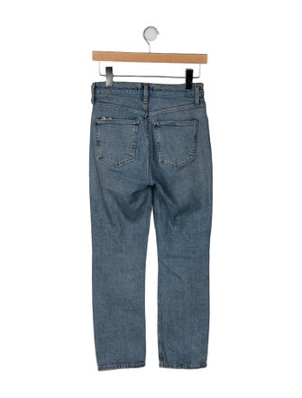 AGOLDE Mid-Rise Straight Leg Jeans