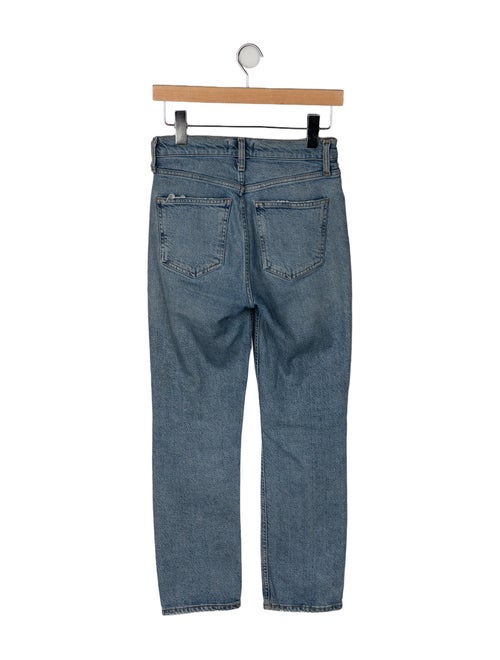 AGOLDE Mid-Rise Straight Leg Jeans
