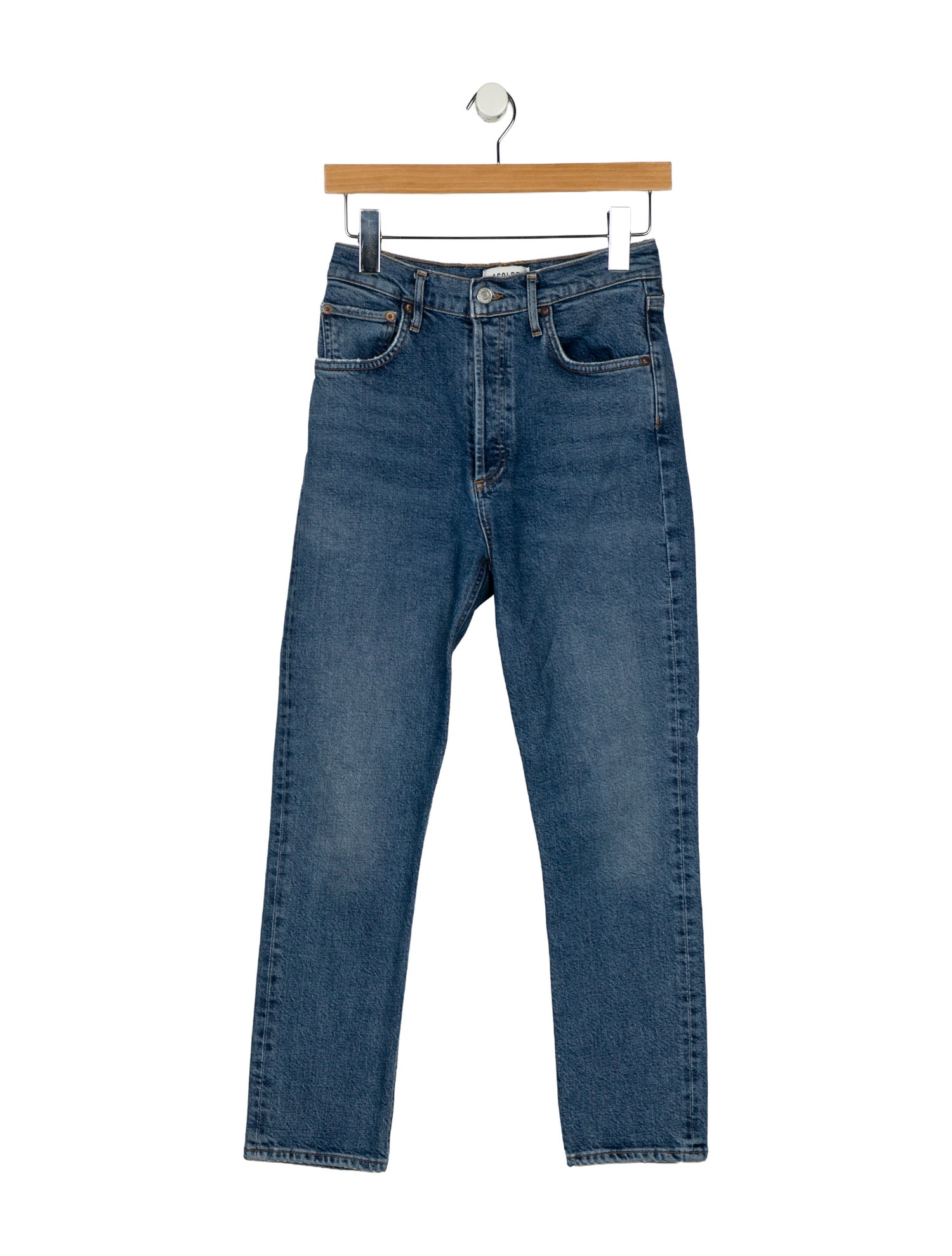 AGOLDE High-Rise Straight Leg Jeans