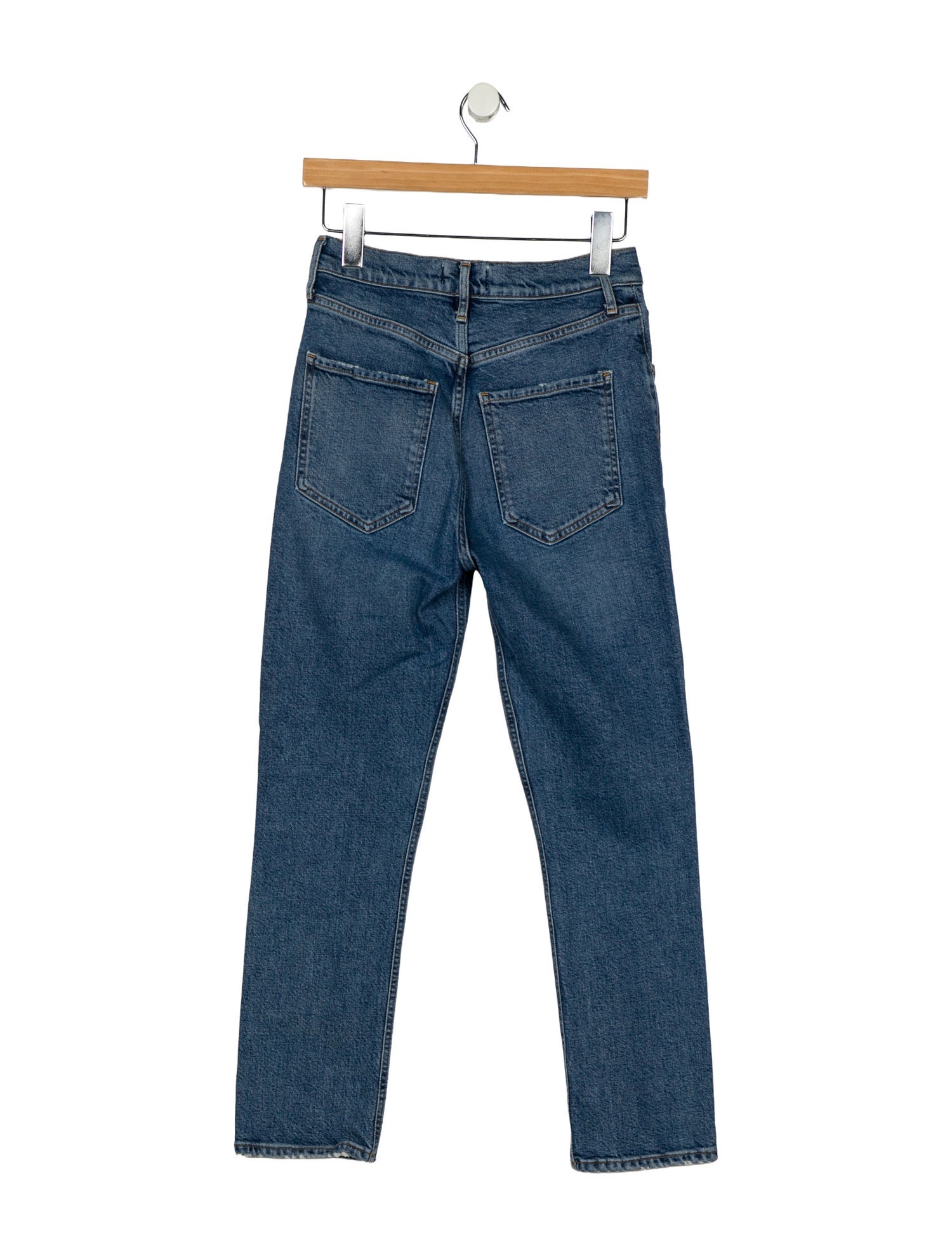 AGOLDE High-Rise Straight Leg Jeans