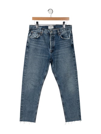 AGOLDE High-Rise Straight Leg Jeans