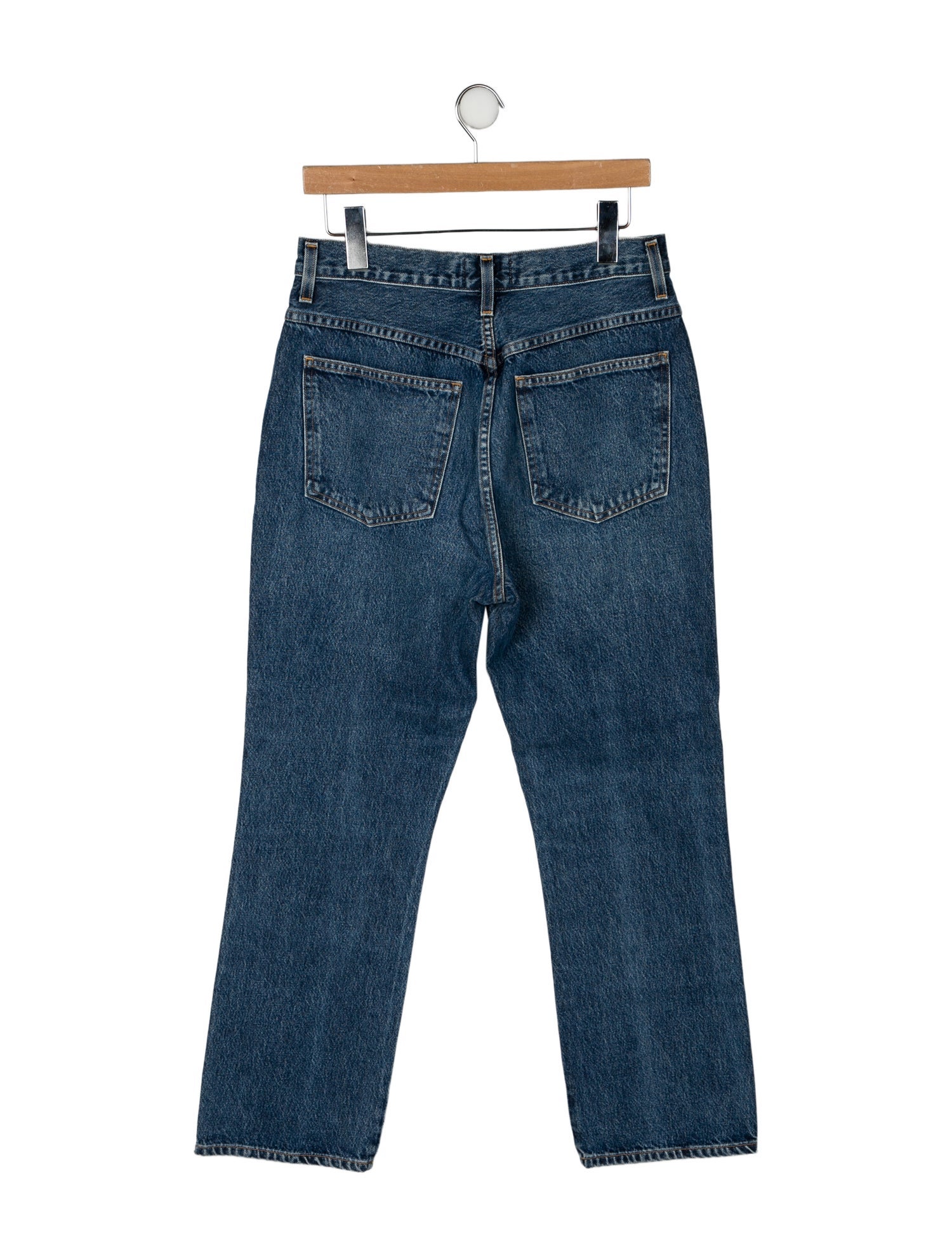 AGOLDE High-Rise Straight Leg Jeans