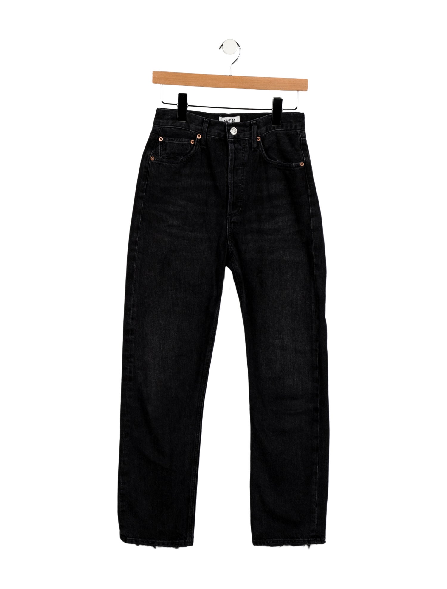 AGOLDE High-Rise Straight Leg Jeans