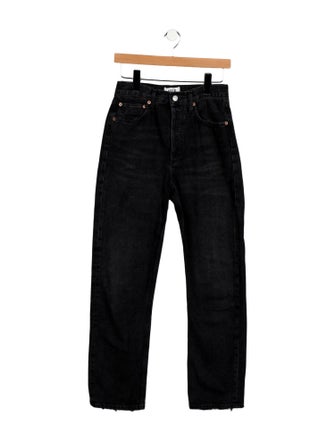 AGOLDE High-Rise Straight Leg Jeans