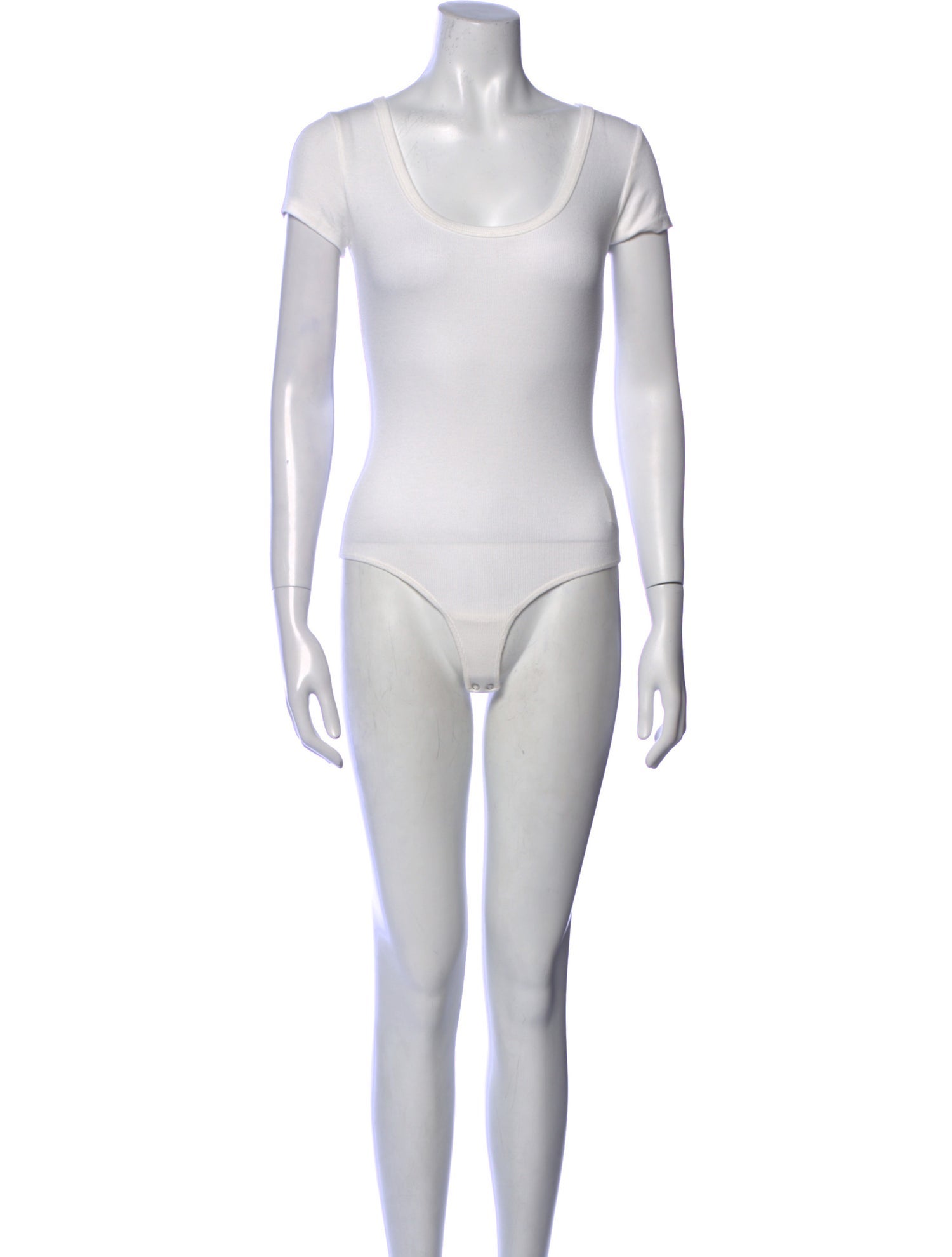 AGOLDE Scoop Neck Short Sleeve Bodysuit