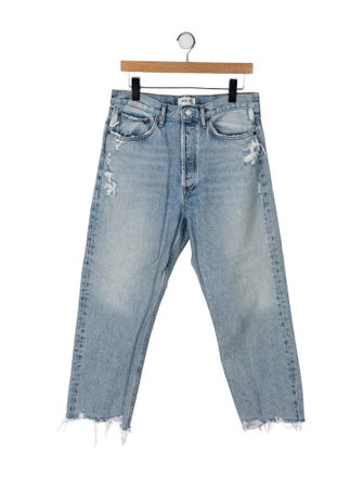 AGOLDE High-Rise Straight Leg Jeans