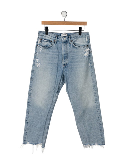 AGOLDE High-Rise Straight Leg Jeans