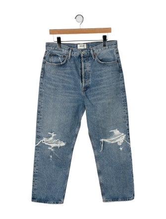 AGOLDE High-Rise Straight Leg Jeans