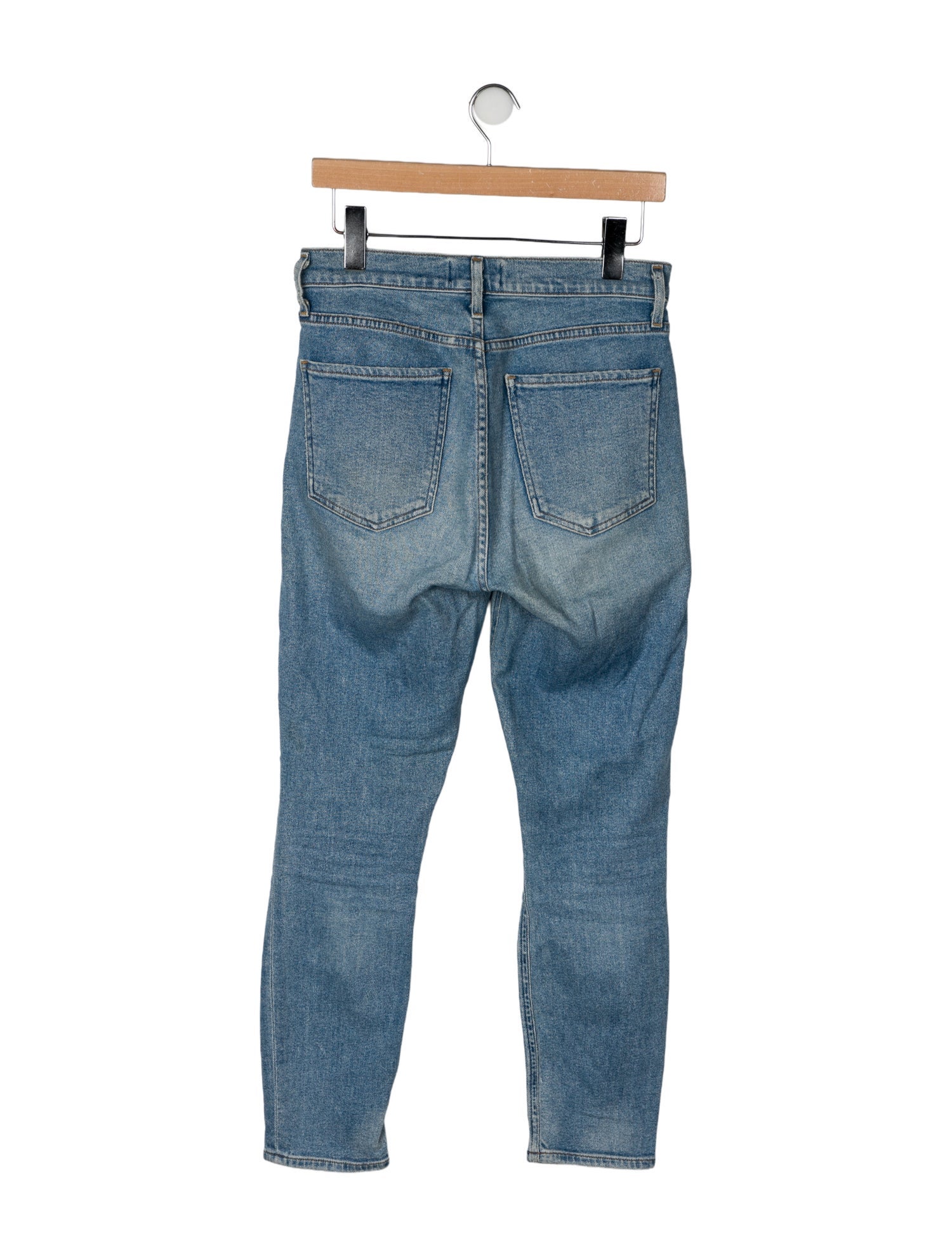 AGOLDE Mid-Rise Skinny Leg Jeans