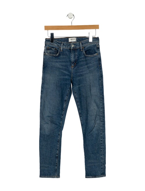AGOLDE Mid-Rise Straight Leg Jeans