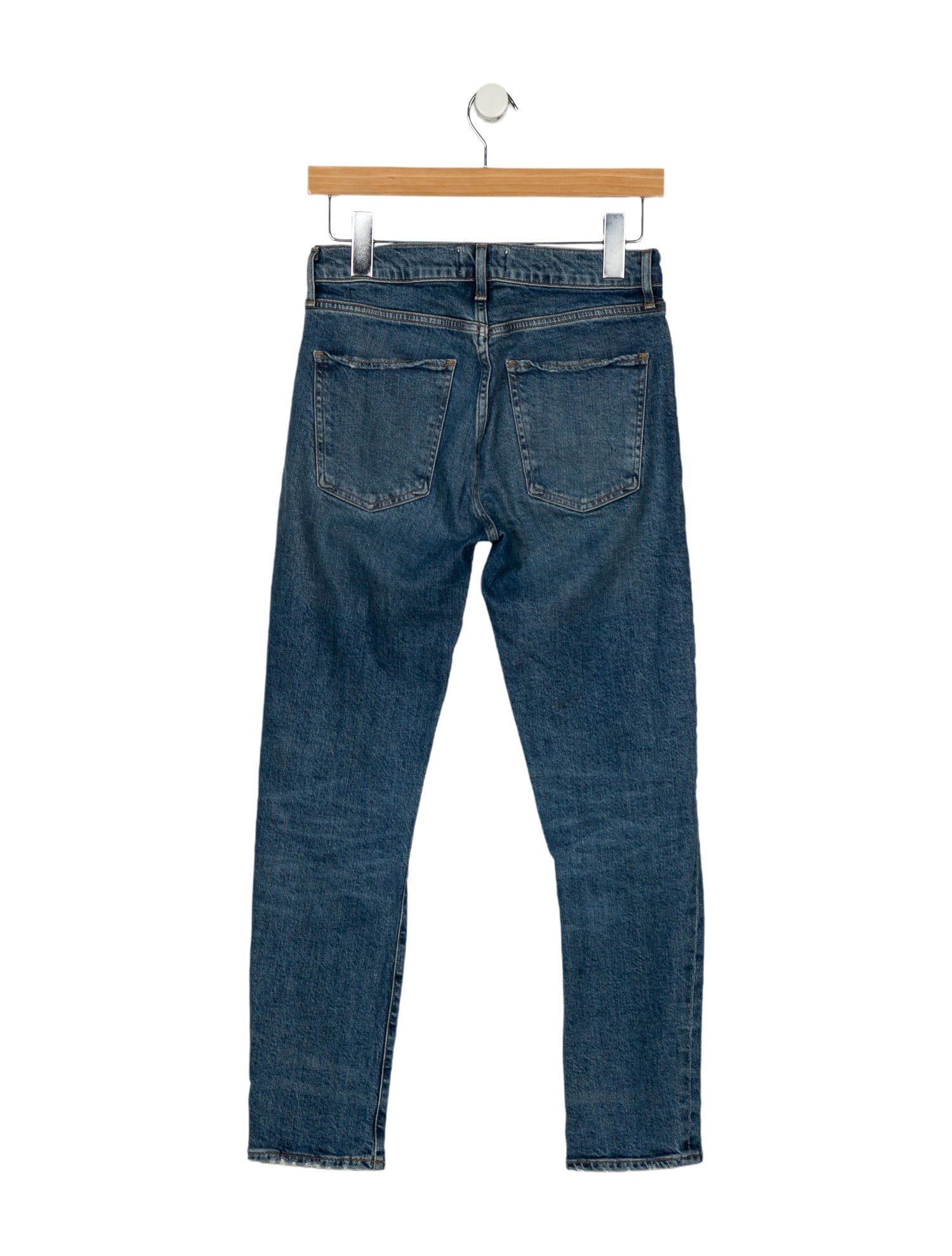 AGOLDE Mid-Rise Straight Leg Jeans