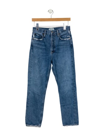 AGOLDE High-Rise Straight Leg Jeans