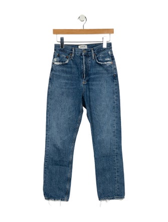 AGOLDE Mid-Rise Straight Leg Jeans