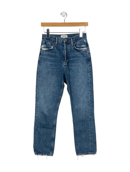 AGOLDE Mid-Rise Straight Leg Jeans