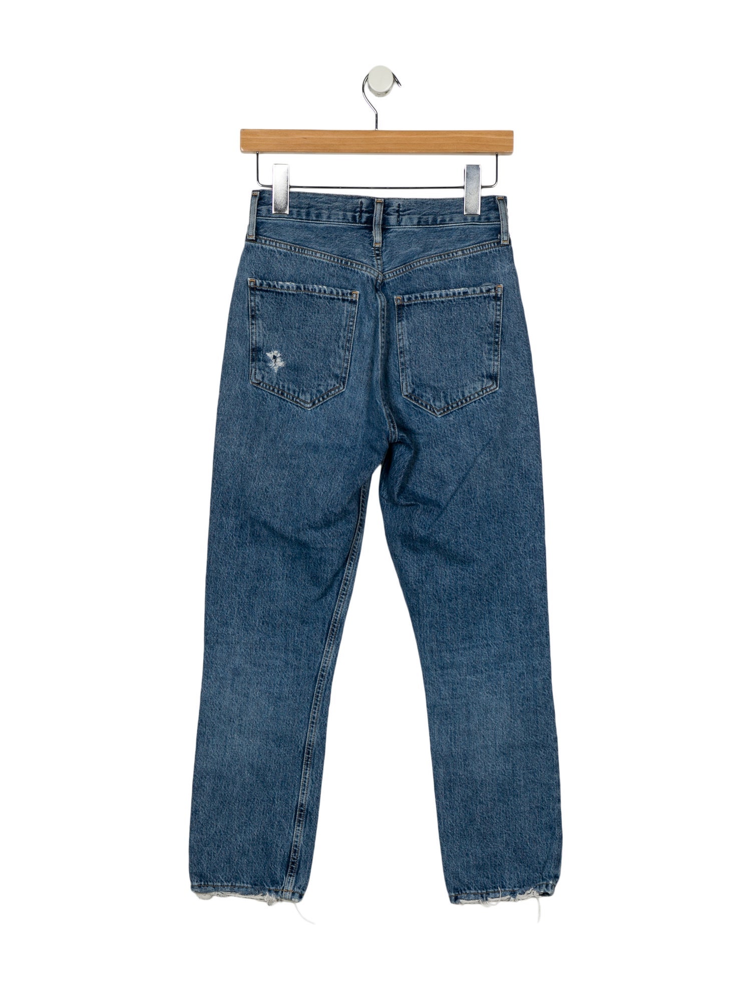AGOLDE Mid-Rise Straight Leg Jeans
