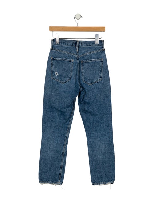 AGOLDE Mid-Rise Straight Leg Jeans