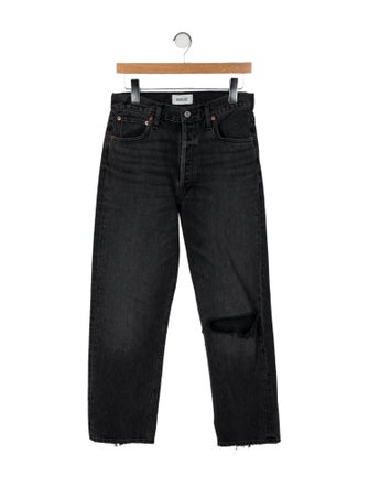 AGOLDE High-Rise Straight Leg Jeans