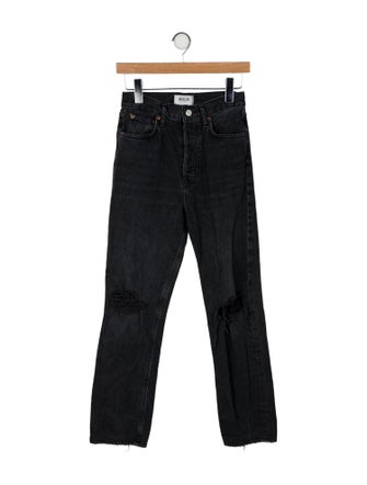 AGOLDE High-Rise Straight Leg Jeans