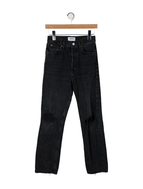 AGOLDE High-Rise Straight Leg Jeans