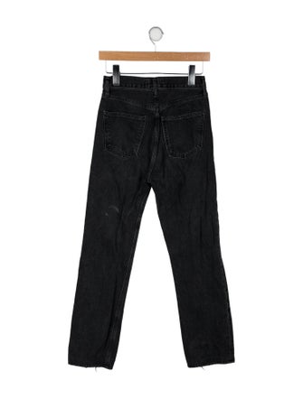 AGOLDE High-Rise Straight Leg Jeans