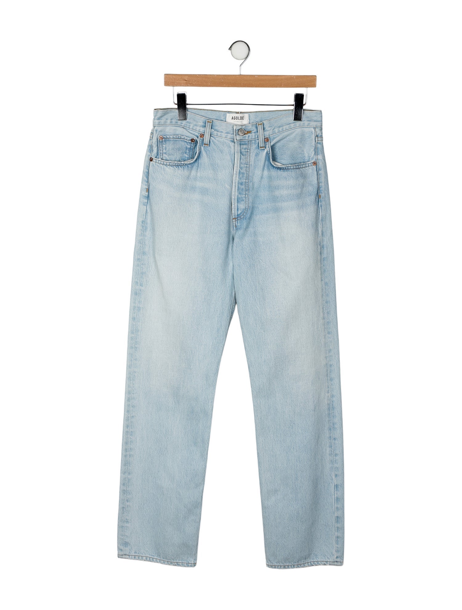 AGOLDE High-Rise Straight Leg Jeans