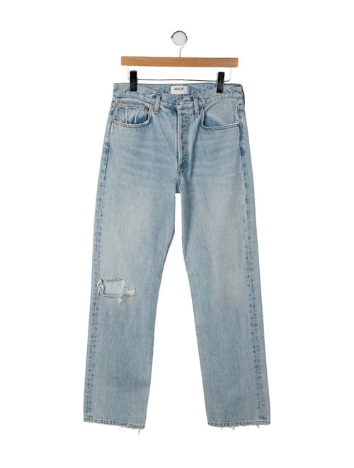 AGOLDE High-Rise Straight Leg Jeans