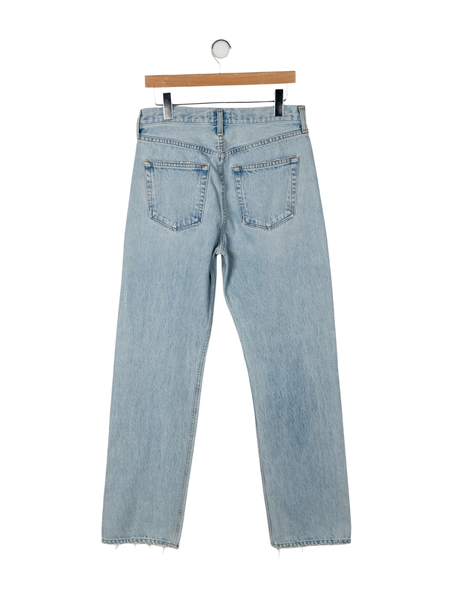 AGOLDE High-Rise Straight Leg Jeans